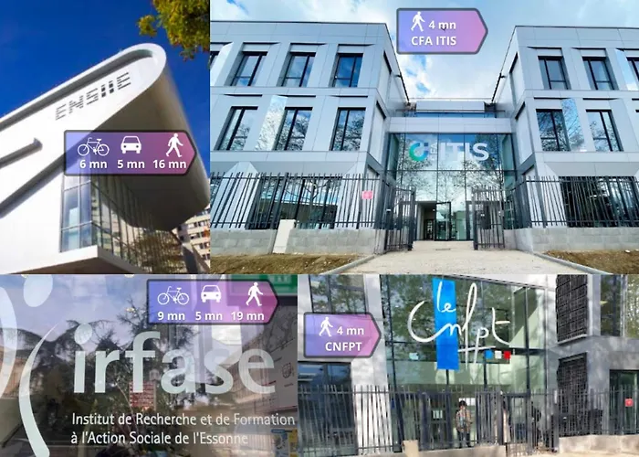 아파트 Oasis D'exception Avec Terrasse Privee & Piscine ! Courcouronnes